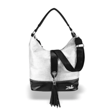  Zellia Női Válltáska 24021 Fekete-Ezüst – Ch – kézitáska és bőrönd