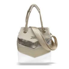  Zellia Női Válltáska 24056 Fehér-Arany – Ch –