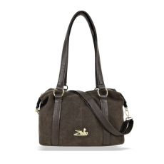  Zellia Női Válltáska 25191 Barna – Velúr –