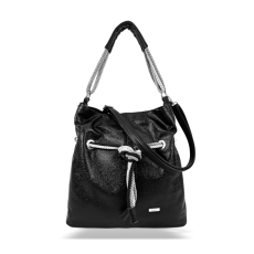  Zellia Női Válltáska C156 Fekete – Crystal –