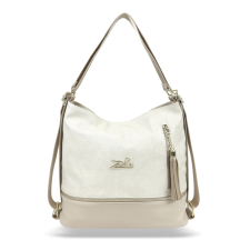  Zellia Női Válltáska/Hátizsáká Alakítható 24083 Beige-Arany – Pearl – kézitáska és bőrönd