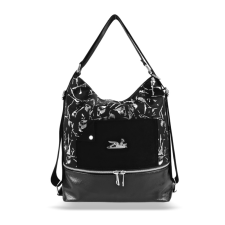  Zellia Női Válltáska/Hátizsáká Alakítható 24099 Fekete – Leaf – kézitáska és bőrönd