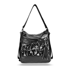  Zellia Női Válltáska/Hátizsáká Alakítható Zlb330 Fekete – Leaf –