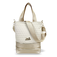  Zellia Női Válltáska/Kézitáska 21026 Beige-Arany – Ss – kézitáska és bőrönd
