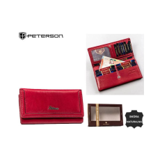 Zellia Peterson Női Bőr Pénztárca Ptn Ka-23-4351 Red