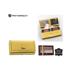 Zellia Peterson Női Bőr Pénztárca Ptn Ka-23-4405 Gold