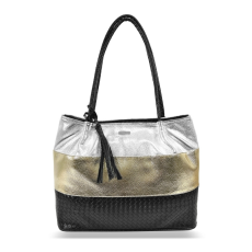 Zellia Zellia Női Válltáska P3 Fekete-Arany-Ezüst