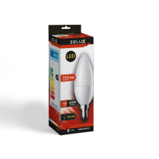Zelux Led Candle C37 6W E14 3000K Gyertya Izzó izzó