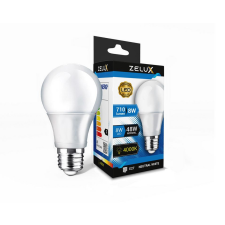  Zelux Led Globe A60 8W E27 4000K Gömb Izzó izzó