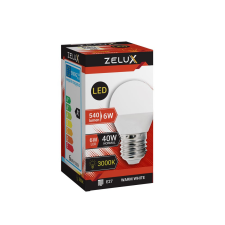  Zelux Led Mini Globe G45 6W E27 3000K Mini Gömb izzó