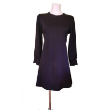  Zenane fekete elegáns női ruha (méret: 42)