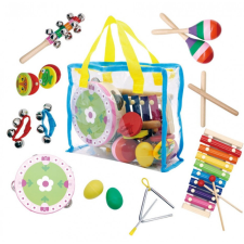  Zenei hangszer szett 14 hangszerrel + táska Ecotoys játékhangszer
