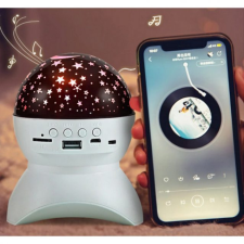 Zenélő, bluetooth csillagos égbolt projektor éjjeli fény
