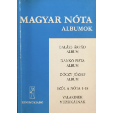 Zeneműkiadó Magyar Nóta - Albumok ( énekhangra és zongorára gitárjelzéssel ) - antikvárium - használt könyv