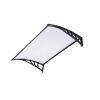 ZENN Előtető ZENN 150x100 cm fekete keret színtelen üregkamrás polikarbonát tetőlap ZENN típusú sarok előtetőkhöz is kapcsolható.