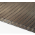 ZENN Esővédő előtető tartalék panel 1500x1000x5 mm üregkamrás polikarbonát áttetsző bronz