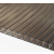ZENN Esővédő előtető tartalék panel 1500x1200x5 mm üregkamrás polikarbonát áttetsző bronz