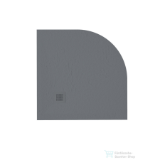 Zenon Angular Slate 100x100 cm-es negyedköríves zuhanytálca, Antracita ANG100AN kád, zuhanykabin