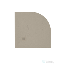 Zenon Angular Slate 70x70 cm-es negyedköríves zuhanytálca, Cream ANG70CR kád, zuhanykabin