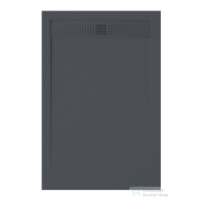 Zenon EVOLUTION SLATE 100x190 cm-es zuhanytálca palakő hatású felülettel, Antracita EVSL100190AN kád, zuhanykabin