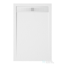 Zenon EVOLUTION SLATE 80x140 cm-es zuhanytálca palakő hatású felülettel, Nieve EVSL80140NI kád, zuhanykabin