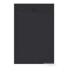 Zenon EVOLUTION SLATE 80x200 cm-es zuhanytálca palakő hatású felülettel, Negro EVSL80200NE kád, zuhanykabin