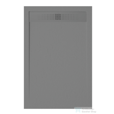 Zenon EVOLUTION SLATE 90x110 cm-es zuhanytálca palakő hatású felülettel, Cemento EVSL90110CE kád, zuhanykabin