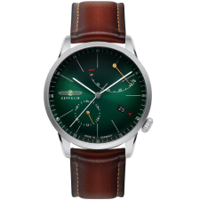 Zeppelin 8366-4 Flatline Automatic Mens Watch 40mm 5ATM, karóra