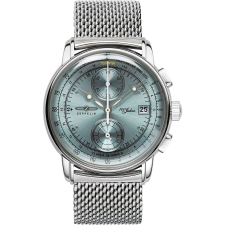 Zeppelin 8670M-4 Chronograph 100 Years Zeppelin Mens Watch 42mm 5ATM, karóra