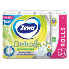 ZEWA Deluxe Camomile Comfort 3 rétegű toalettpapír 24 tekercs higiéniai papíráru