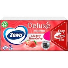 ZEWA Deluxe papírzsebkendő (3rétegű) strawberry - 90db higiéniai papíráru