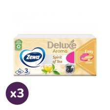 ZEWA Deluxe Spirit of Tea 3 rétegű papírzsebkendő (3x90 db) higiéniai papíráru