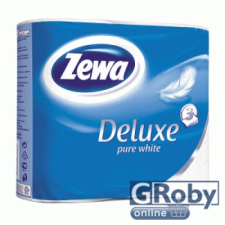 ZEWA Deluxe toalettpapír 4 tekercses (3 rétegű) tiszta fehér higiéniai papíráru