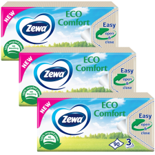 ZEWA Eco Comfort 3 rétegű Papír zsebkendő - Illatmentes 270db higiéniai papíráru