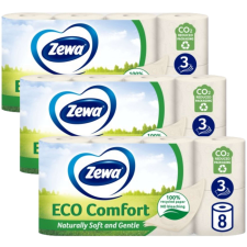 ZEWA Eco Comfort 3 rétegű Toalettpapír 3x8 tekercs higiéniai papíráru