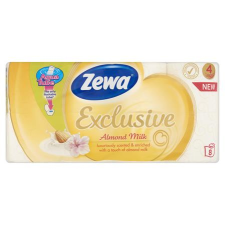 ZEWA Exclusive almond milk 4 rétegű Toalettpapír (8 tekercs) higiéniai papíráru