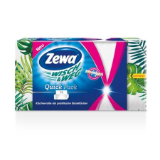 ZEWA Háztartási papírtörlő, 2 rétegű, 75 lap, ZEWA &quot;Wish&amp;Weg Quick Pack&quot; higiéniai papíráru