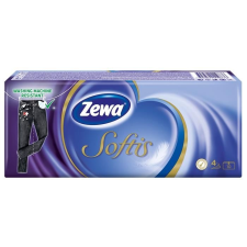 ZEWA Papír zsebkendő, 4 rétegű, 10x9 db, ZEWA "Softis", classic higiéniai papíráru