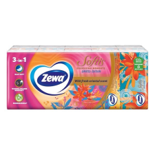 ZEWA Papírzsebkendő zewa softis fresh green 4 rétegű 10x9 darabos 53523 papírárú, csomagoló és tárolóeszköz