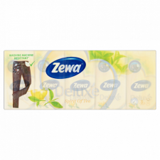ZEWA Papírzsebkendő 3 rétegű 10 x 10 db/csomag Zewa Deluxe Spirit of Tea higiéniai papíráru
