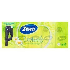 ZEWA Papírzsebkendő ZEWA Delux 3 rétegű 10x10 db-os Camomile higiéniai papíráru