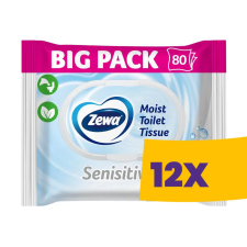 ZEWA Sensitive nedves toalettpapír zárható 80db-os (Karton - 12 csomag) higiéniai papíráru