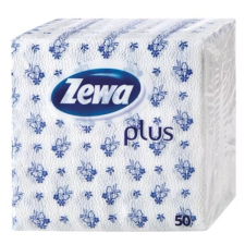 ZEWA Szalvéta ZEWA Plus 1 rétegű kék 50 lapos party kellék
