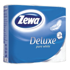 ZEWA Toalettpapír, 3 rétegű, 4 tekercses, ZEWA "Deluxe", fehér higiéniai papíráru