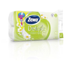 ZEWA Toalettpapír, 3 rétegű, kistekercses, 8 tekercs, ZEWA &quot;Deluxe, kamilla higiéniai papíráru