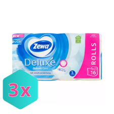 Zewa toalettpapír 3r., 150lap/tek, 16tek/csg, Delicate Care KARTON - 3 db higiéniai papíráru