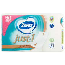 ZEWA Toalettpapír, 5 rétegű, kistekercses, 6 tekercs, ZEWA Just1 (KHHZ40) higiéniai papíráru