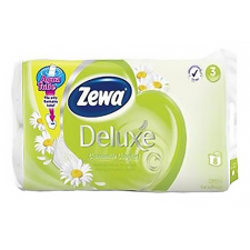 ZEWA Toalettpapír ZEWA Deluxe 3 rétegű 8 tekercses Camomile higiéniai papíráru