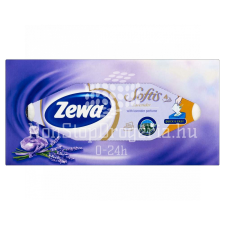 ZEWA Zewa Softis papírzsebkendő 4 rétegű dobozos 80 db Perfume higiéniai papíráru