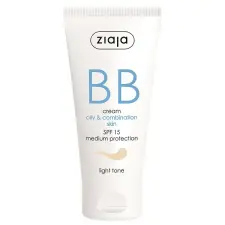 Ziaja BB krém zsíros, kombinált bőrre - árnyalat light, SPF15, 50 ml arckrém